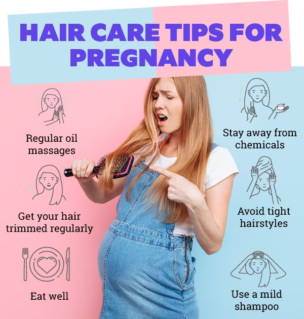 Chăm sóc tóc khi mang thai