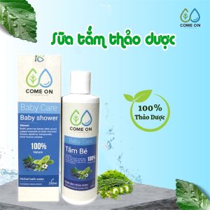 Sữa tắm thảo dược ngừa rôm sảy cho bé